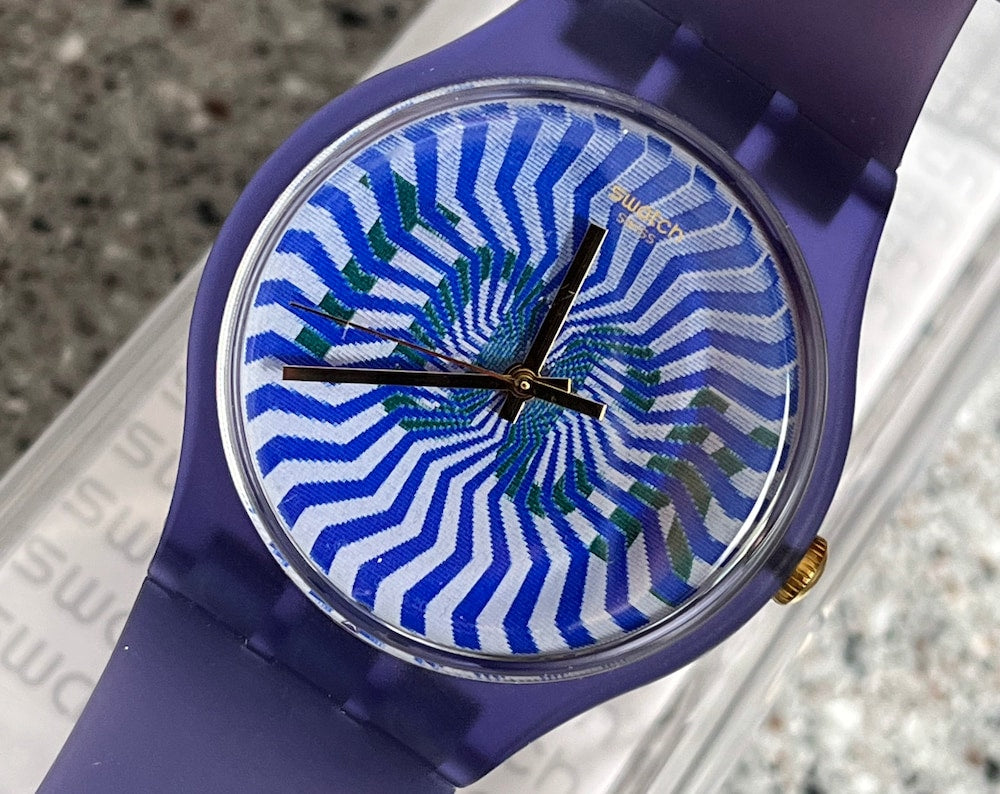 Swatch Watch larger face 41mm TIC TOCK